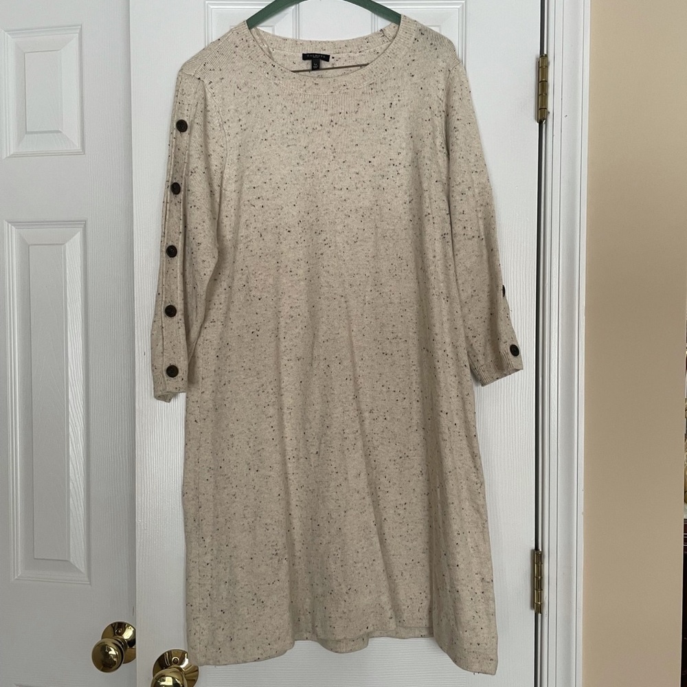 Like New Talbots Petite Sweater Dress